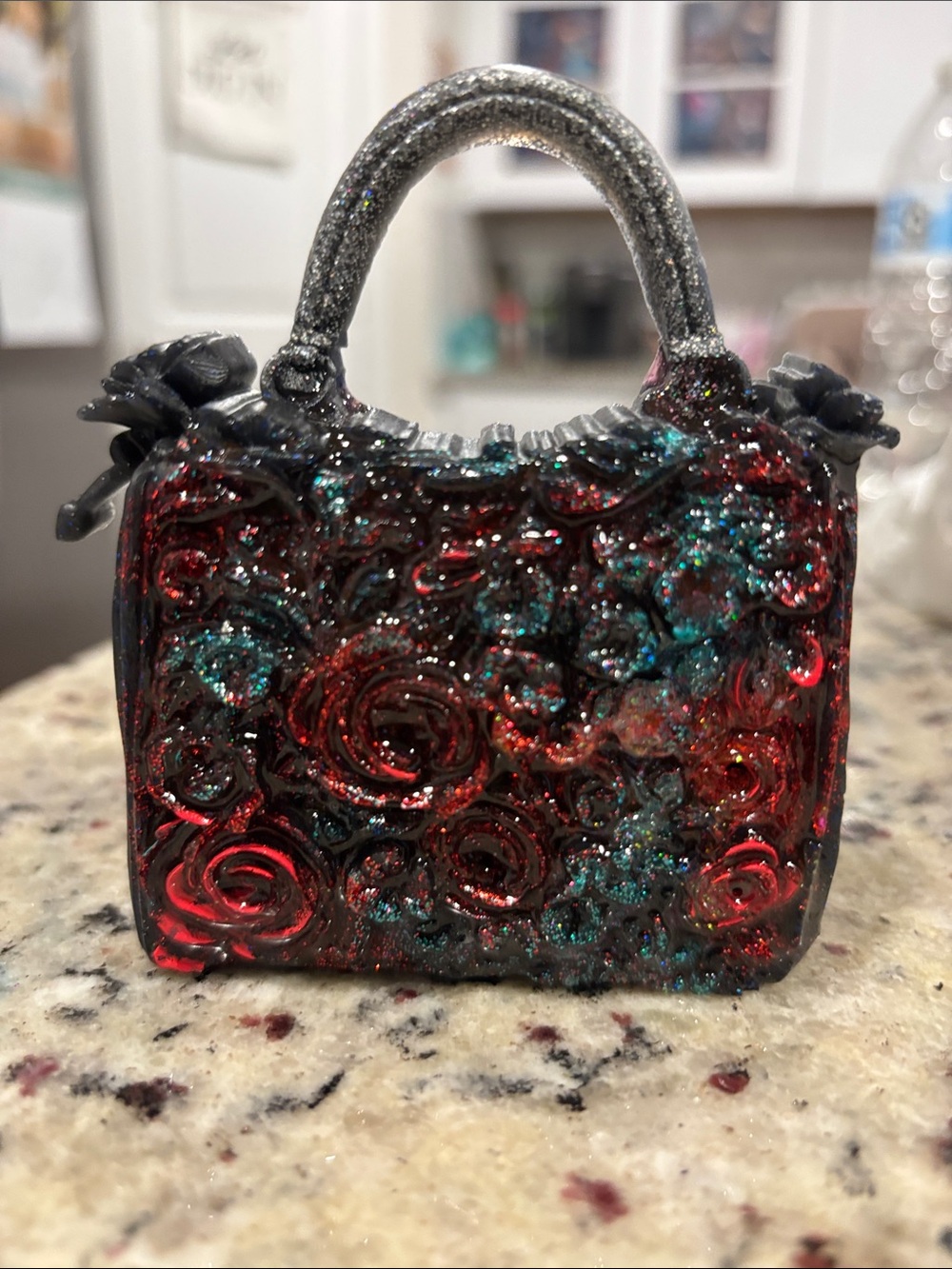 Resin multi color mini purses